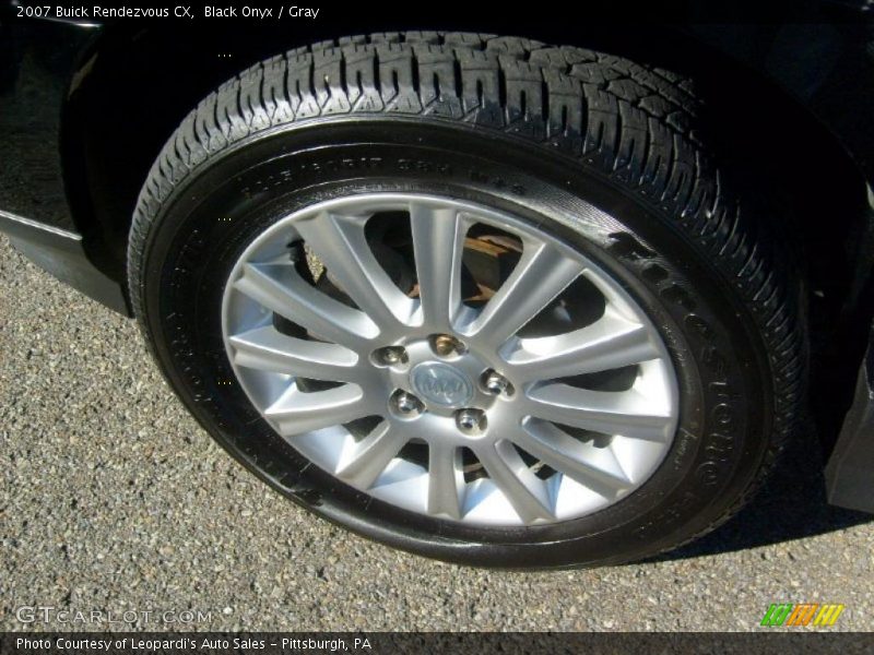 Black Onyx / Gray 2007 Buick Rendezvous CX