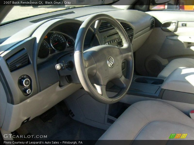 Black Onyx / Gray 2007 Buick Rendezvous CX