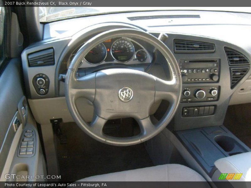 Black Onyx / Gray 2007 Buick Rendezvous CX