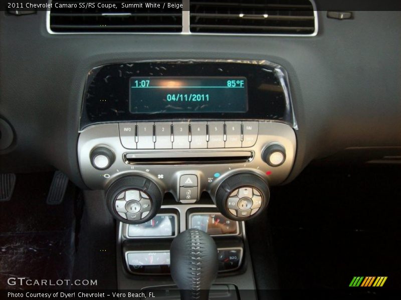 Summit White / Beige 2011 Chevrolet Camaro SS/RS Coupe