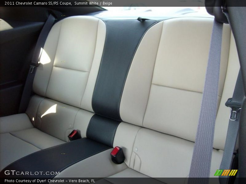 Summit White / Beige 2011 Chevrolet Camaro SS/RS Coupe
