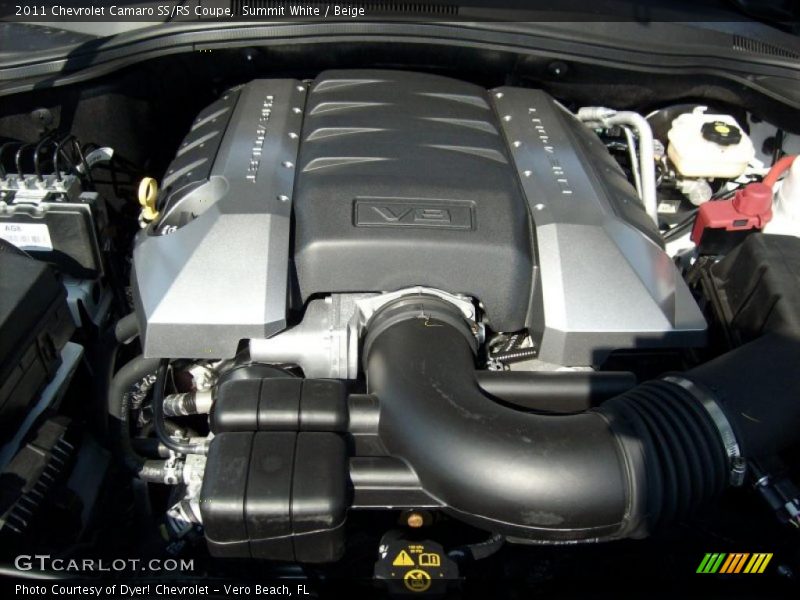 Summit White / Beige 2011 Chevrolet Camaro SS/RS Coupe