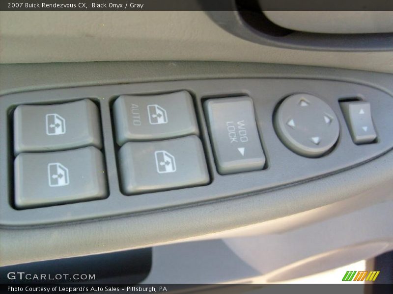 Black Onyx / Gray 2007 Buick Rendezvous CX