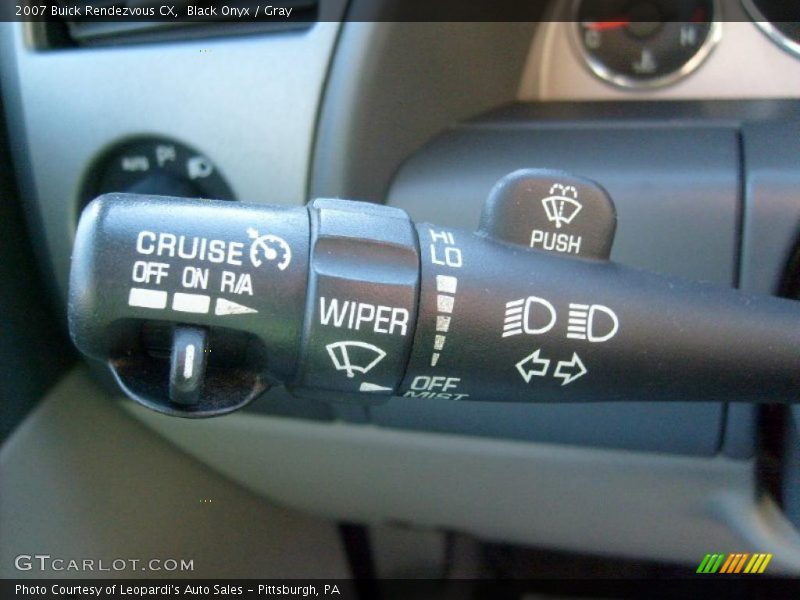 Black Onyx / Gray 2007 Buick Rendezvous CX