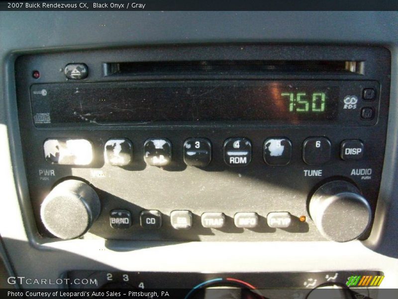 Black Onyx / Gray 2007 Buick Rendezvous CX
