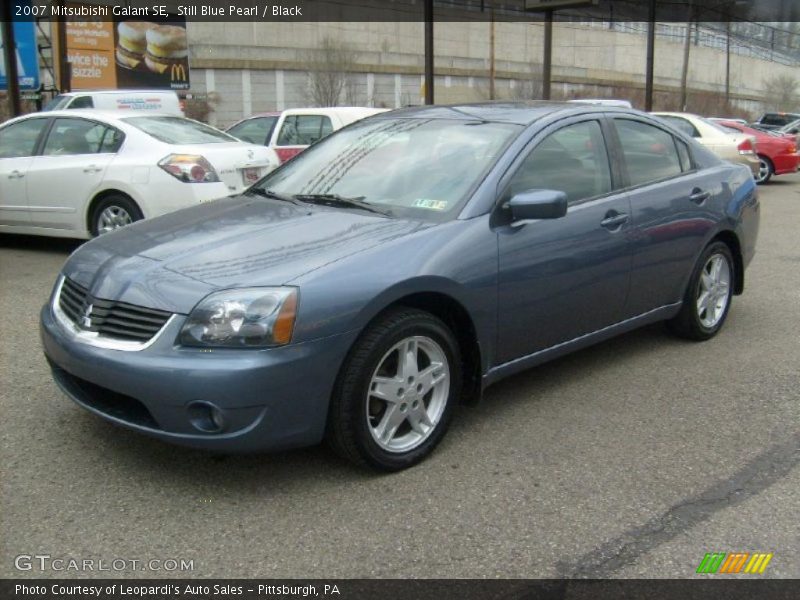 Still Blue Pearl / Black 2007 Mitsubishi Galant SE