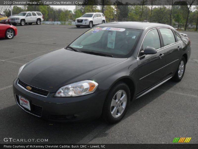 Cyber Gray Metallic / Gray 2010 Chevrolet Impala LT