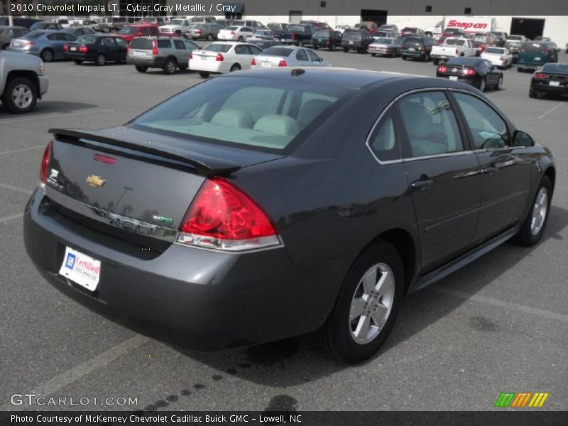 Cyber Gray Metallic / Gray 2010 Chevrolet Impala LT