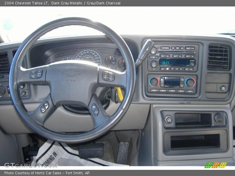 Dark Gray Metallic / Gray/Dark Charcoal 2004 Chevrolet Tahoe LT