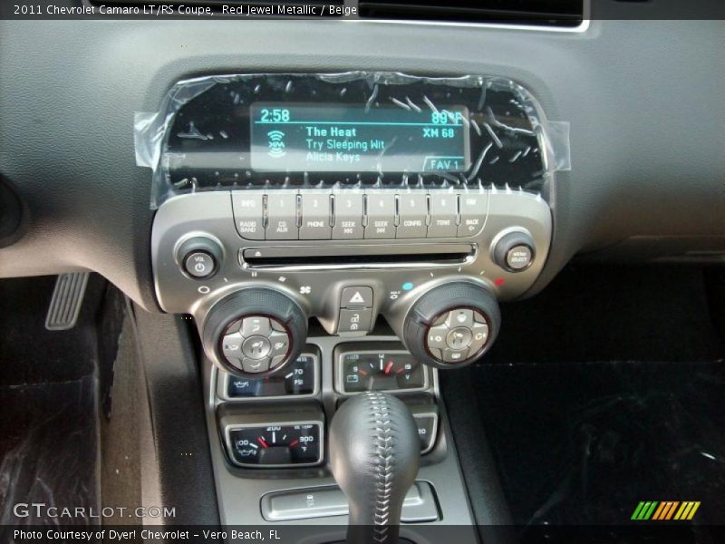 Red Jewel Metallic / Beige 2011 Chevrolet Camaro LT/RS Coupe