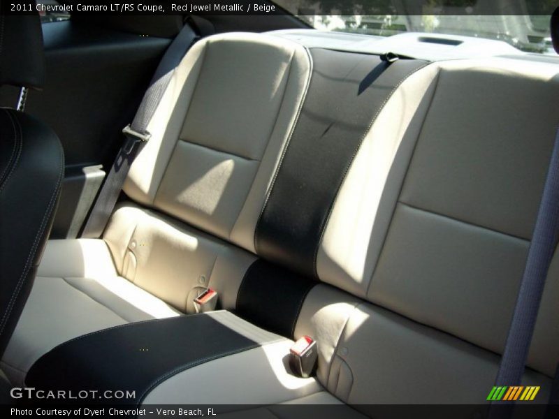 Red Jewel Metallic / Beige 2011 Chevrolet Camaro LT/RS Coupe