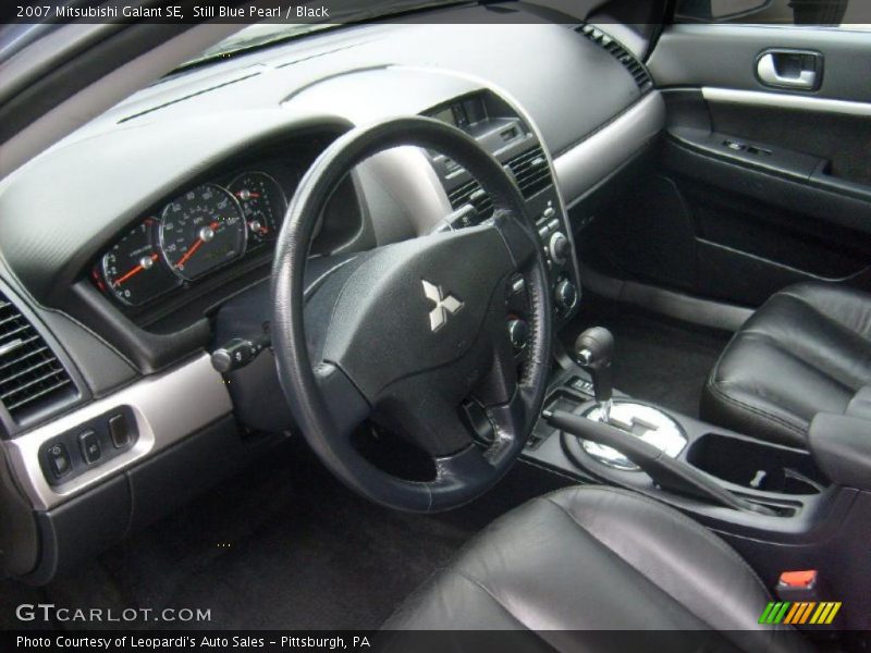Still Blue Pearl / Black 2007 Mitsubishi Galant SE