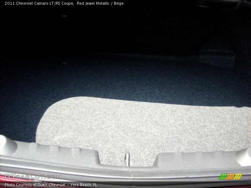 Red Jewel Metallic / Beige 2011 Chevrolet Camaro LT/RS Coupe