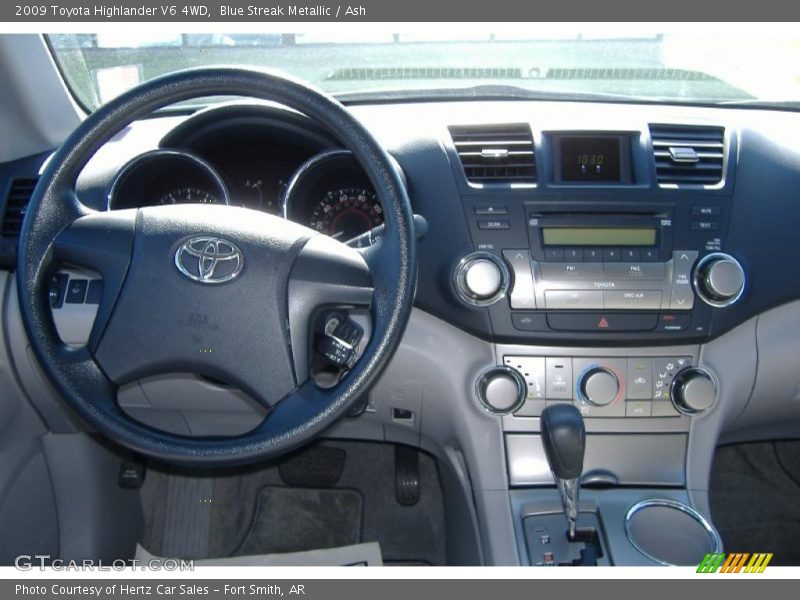 Blue Streak Metallic / Ash 2009 Toyota Highlander V6 4WD