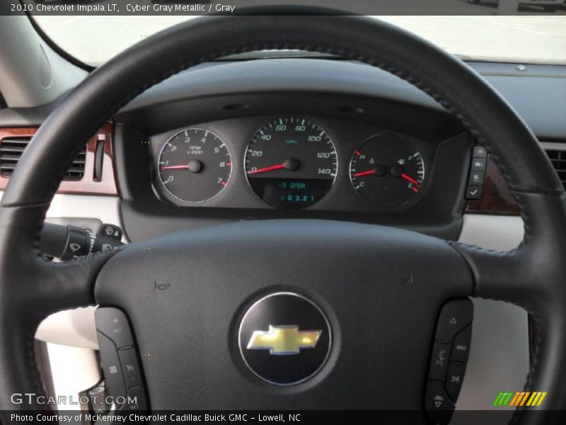 Cyber Gray Metallic / Gray 2010 Chevrolet Impala LT