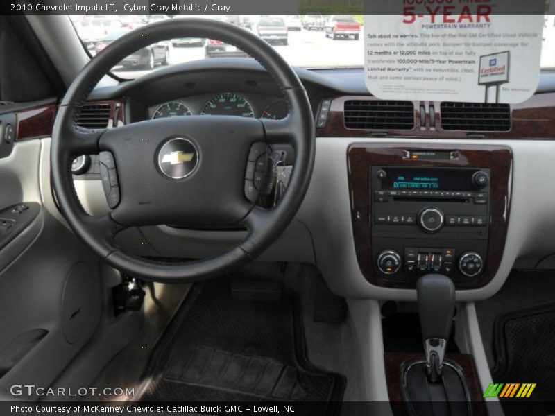Cyber Gray Metallic / Gray 2010 Chevrolet Impala LT