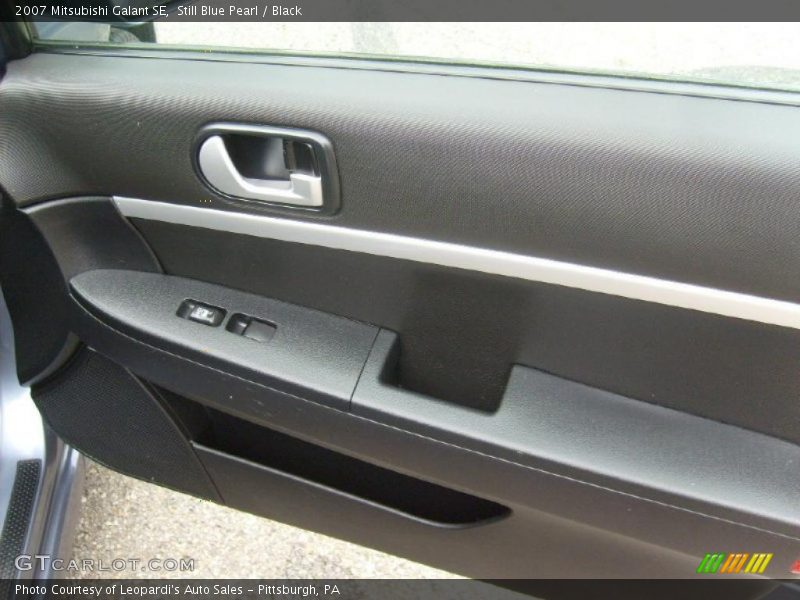 Still Blue Pearl / Black 2007 Mitsubishi Galant SE
