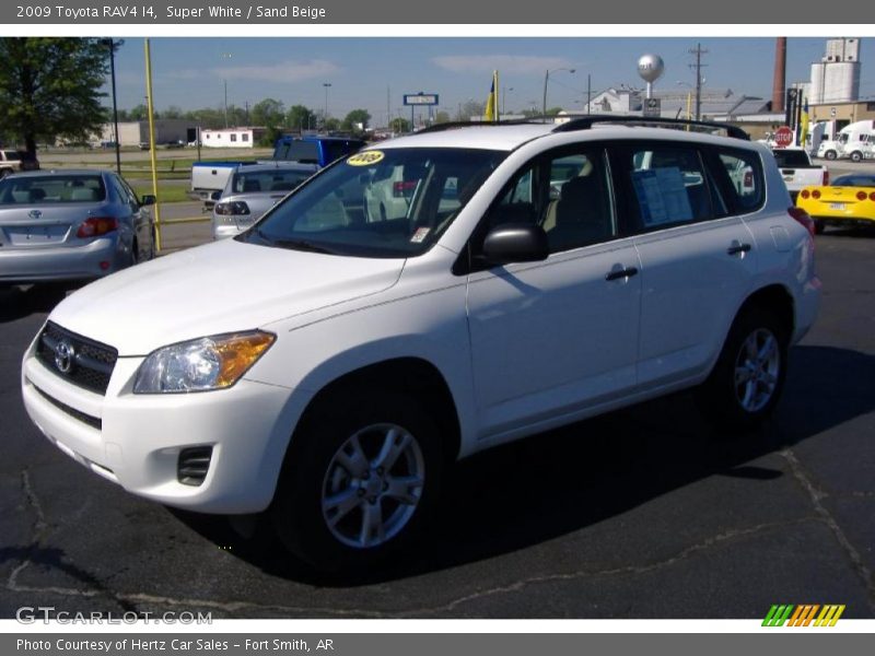 Super White / Sand Beige 2009 Toyota RAV4 I4
