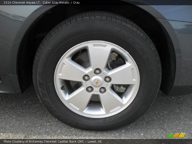 Cyber Gray Metallic / Gray 2010 Chevrolet Impala LT