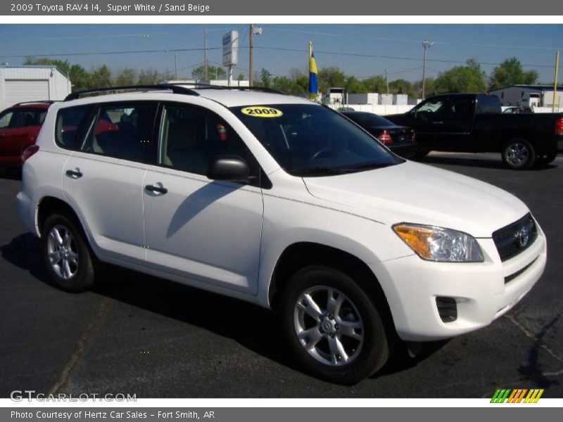 Super White / Sand Beige 2009 Toyota RAV4 I4