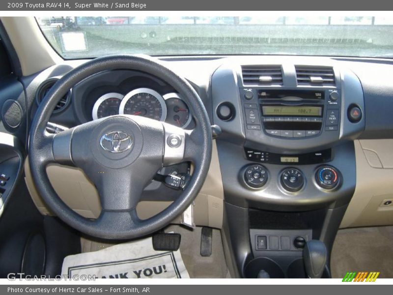 Super White / Sand Beige 2009 Toyota RAV4 I4