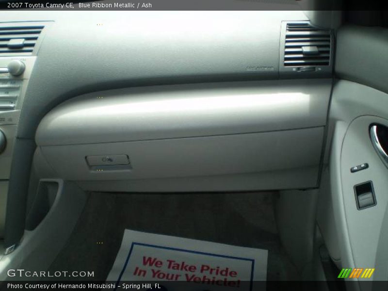 Blue Ribbon Metallic / Ash 2007 Toyota Camry CE
