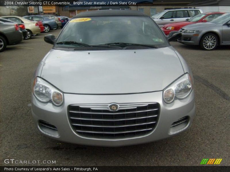 Bright Silver Metallic / Dark Slate Gray 2004 Chrysler Sebring GTC Convertible