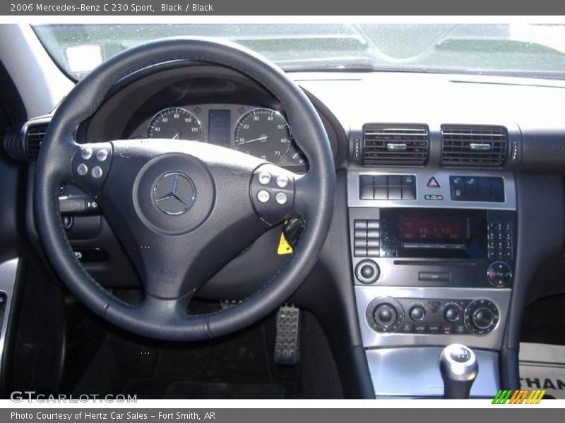 Black / Black 2006 Mercedes-Benz C 230 Sport