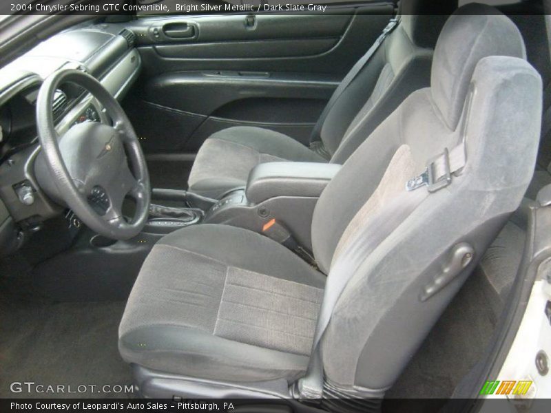  2004 Sebring GTC Convertible Dark Slate Gray Interior