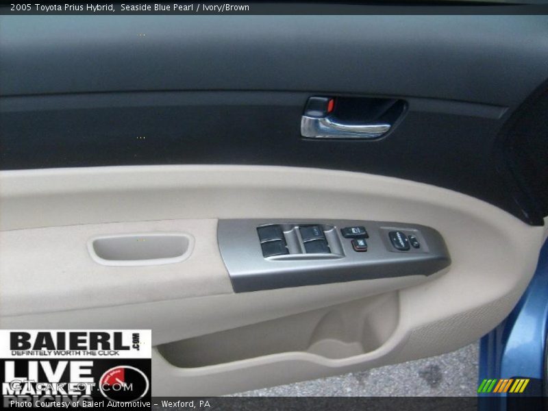 Seaside Blue Pearl / Ivory/Brown 2005 Toyota Prius Hybrid