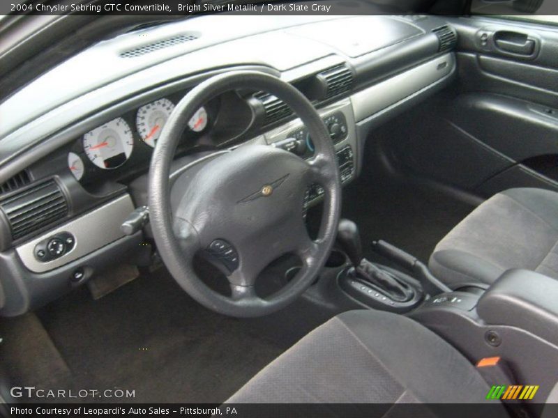 Dark Slate Gray Interior - 2004 Sebring GTC Convertible 