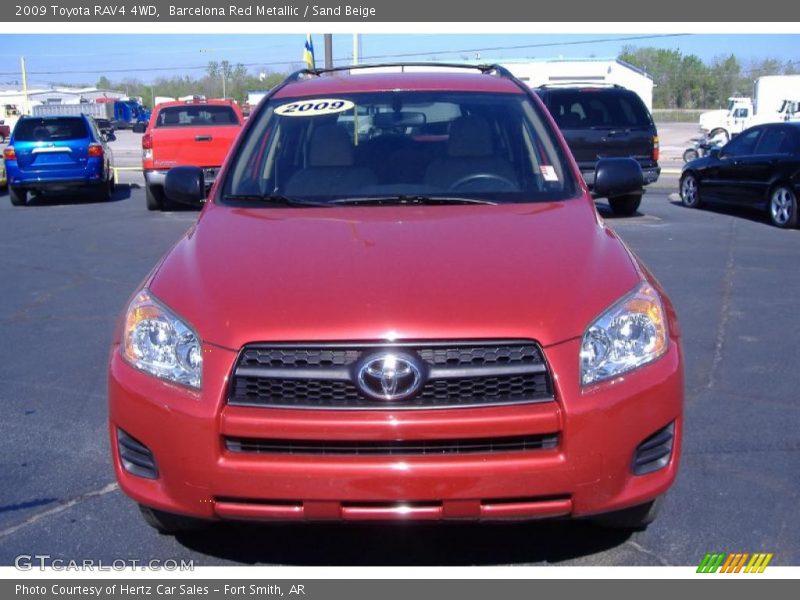 Barcelona Red Metallic / Sand Beige 2009 Toyota RAV4 4WD