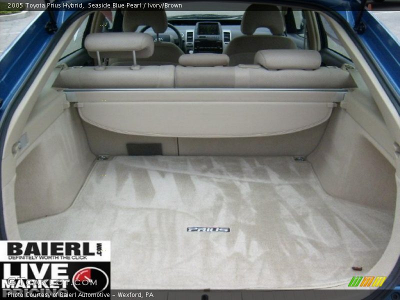 Seaside Blue Pearl / Ivory/Brown 2005 Toyota Prius Hybrid
