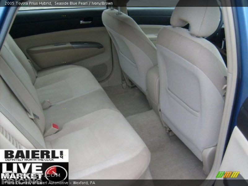 Seaside Blue Pearl / Ivory/Brown 2005 Toyota Prius Hybrid