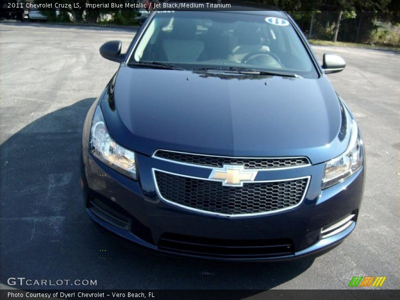 Imperial Blue Metallic / Jet Black/Medium Titanium 2011 Chevrolet Cruze LS