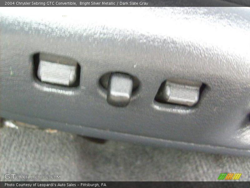 Bright Silver Metallic / Dark Slate Gray 2004 Chrysler Sebring GTC Convertible