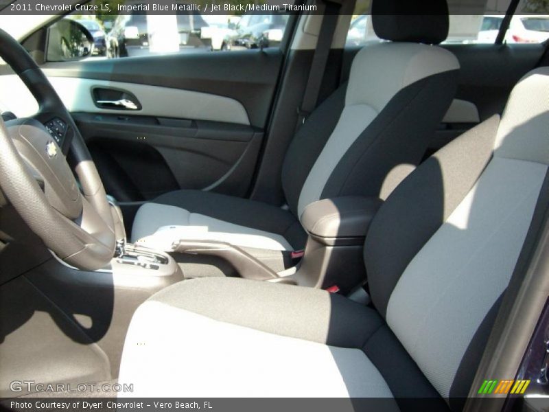 Imperial Blue Metallic / Jet Black/Medium Titanium 2011 Chevrolet Cruze LS