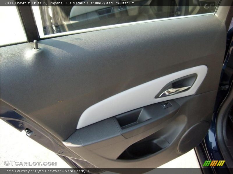 Imperial Blue Metallic / Jet Black/Medium Titanium 2011 Chevrolet Cruze LS