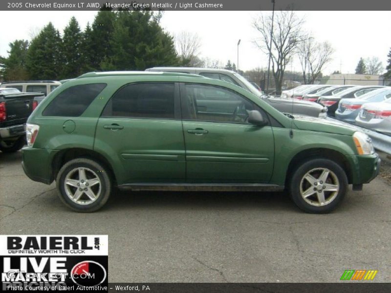 Meander Green Metallic / Light Cashmere 2005 Chevrolet Equinox LT AWD