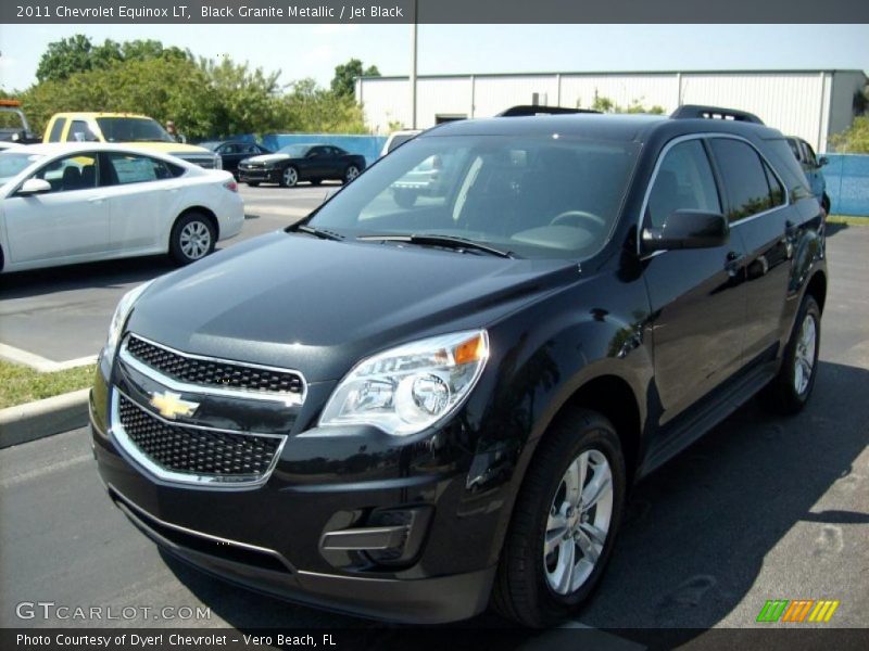 Black Granite Metallic / Jet Black 2011 Chevrolet Equinox LT