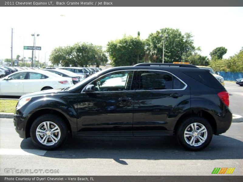 Black Granite Metallic / Jet Black 2011 Chevrolet Equinox LT