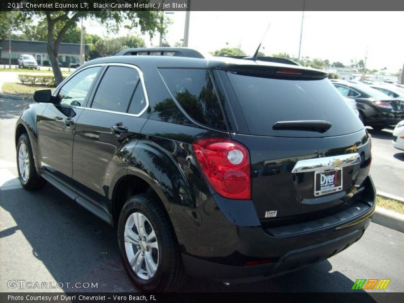 Black Granite Metallic / Jet Black 2011 Chevrolet Equinox LT