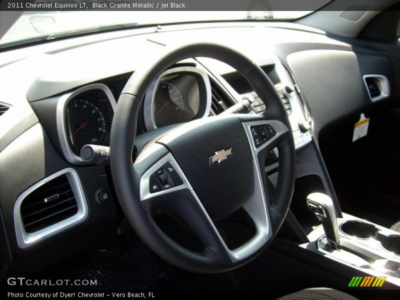 Black Granite Metallic / Jet Black 2011 Chevrolet Equinox LT