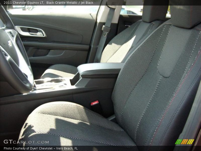 Black Granite Metallic / Jet Black 2011 Chevrolet Equinox LT