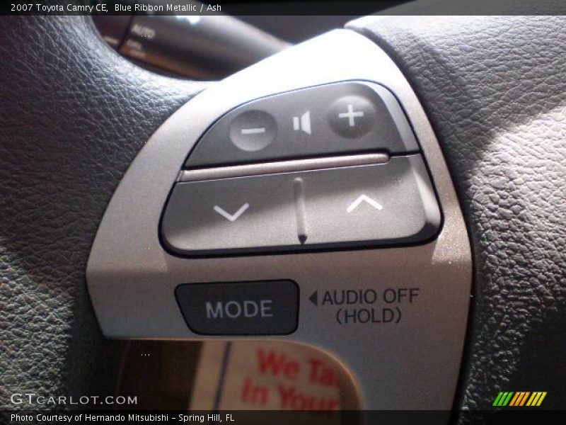 Blue Ribbon Metallic / Ash 2007 Toyota Camry CE
