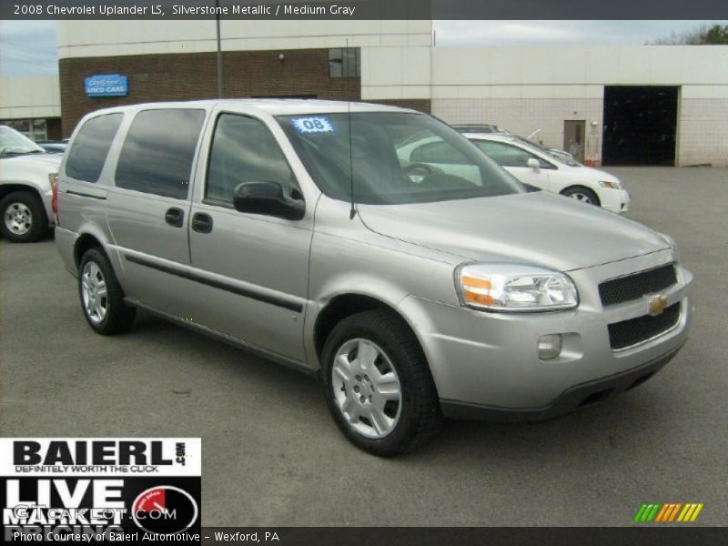 Silverstone Metallic / Medium Gray 2008 Chevrolet Uplander LS