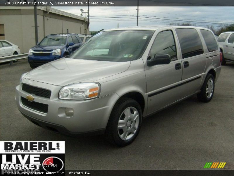 Silverstone Metallic / Medium Gray 2008 Chevrolet Uplander LS