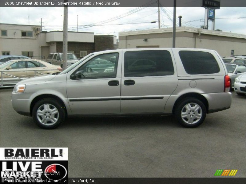 Silverstone Metallic / Medium Gray 2008 Chevrolet Uplander LS