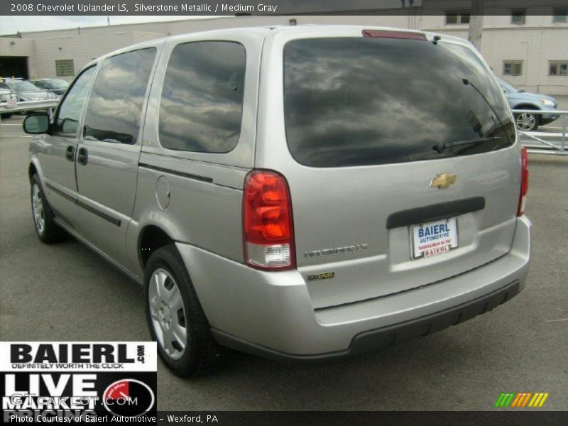 Silverstone Metallic / Medium Gray 2008 Chevrolet Uplander LS