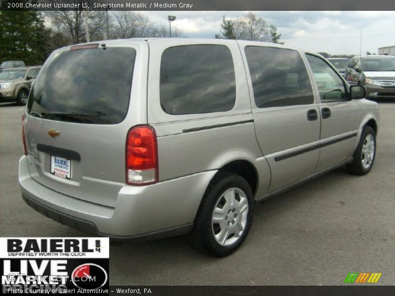Silverstone Metallic / Medium Gray 2008 Chevrolet Uplander LS